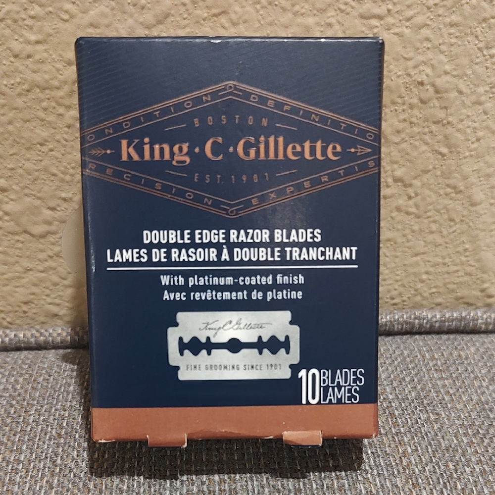 King C. Gillette Double Edge Razor Blades